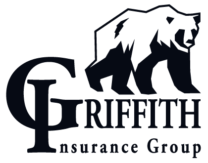 Griffith Insurance Group logo drawing of bear over text